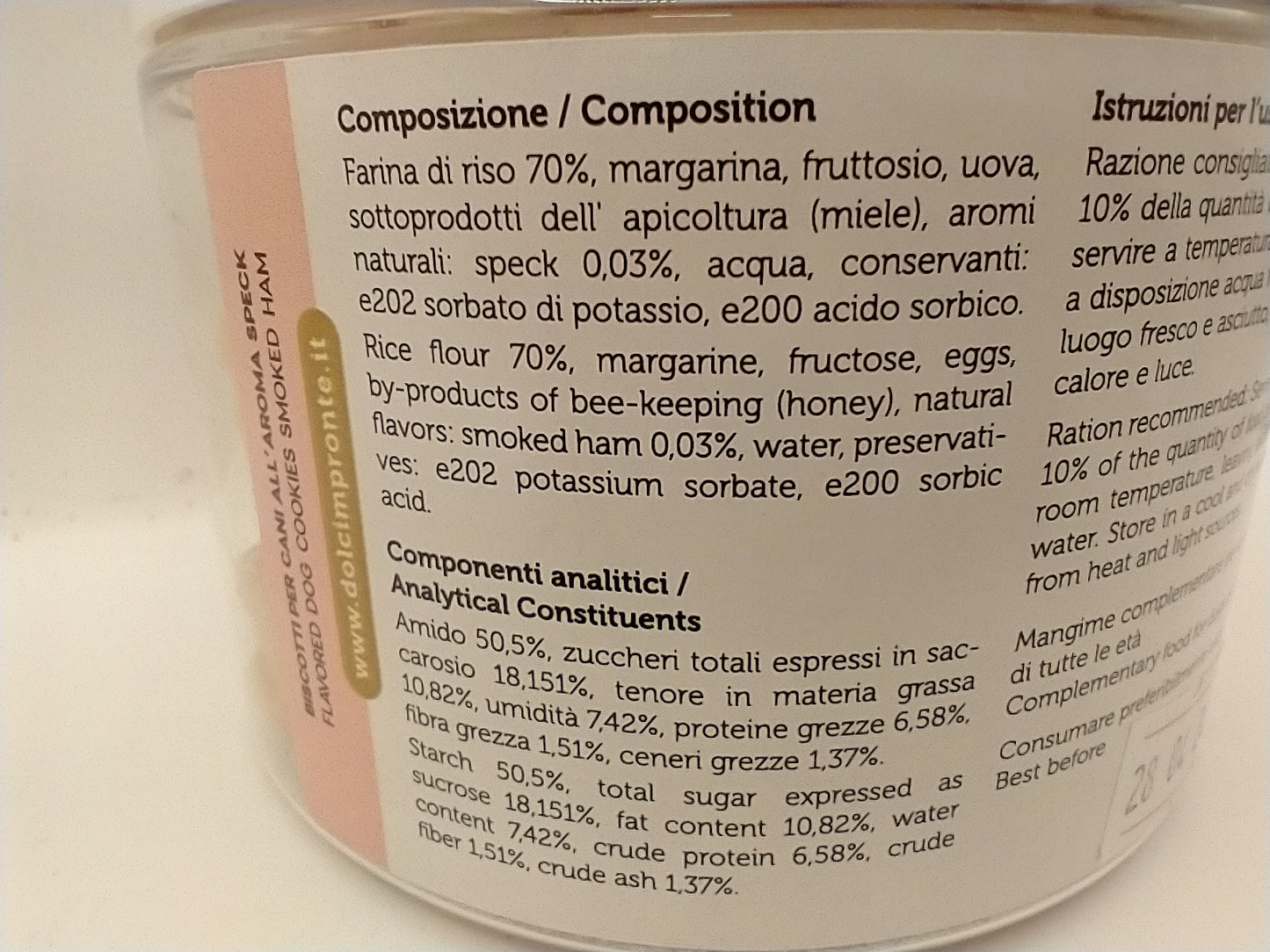 Dolci Impronte Biscuits Smoked Ham