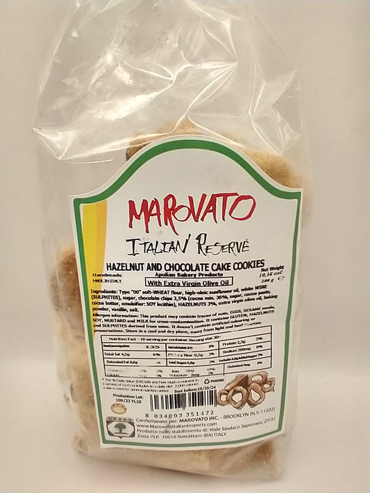 Marovato Hazelnut and Chocolate Cake Cookies