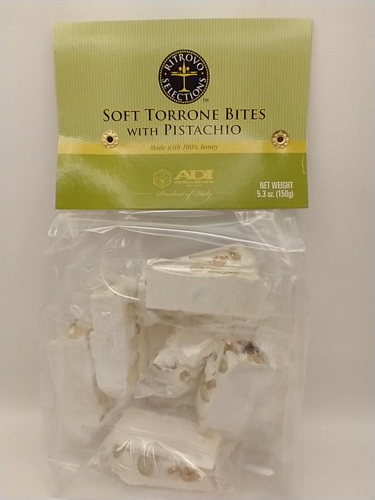 Soft Torrone Bites with Pistachio