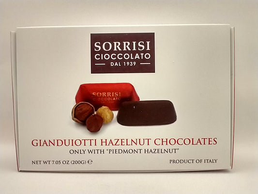 Sorrisi Dark Chocolate Gianduiotti Box