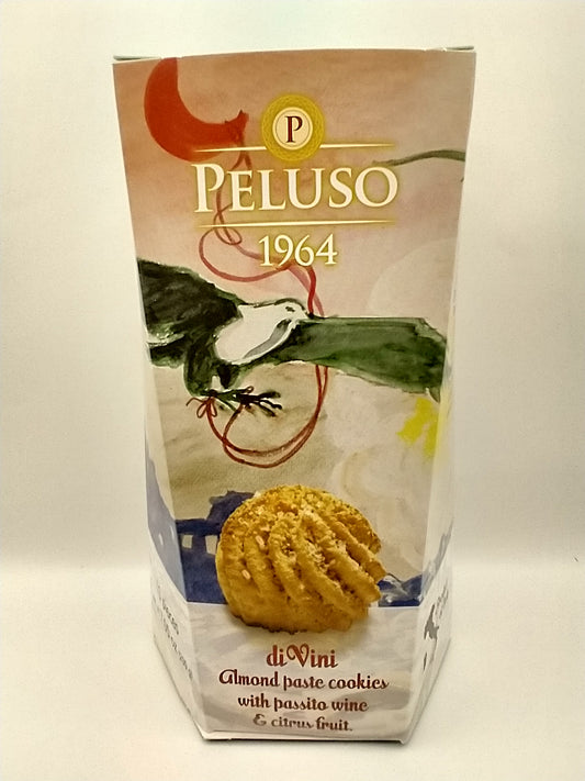 Peluso Almond Paste Cookies w/Passito wine & Citrus Fruit