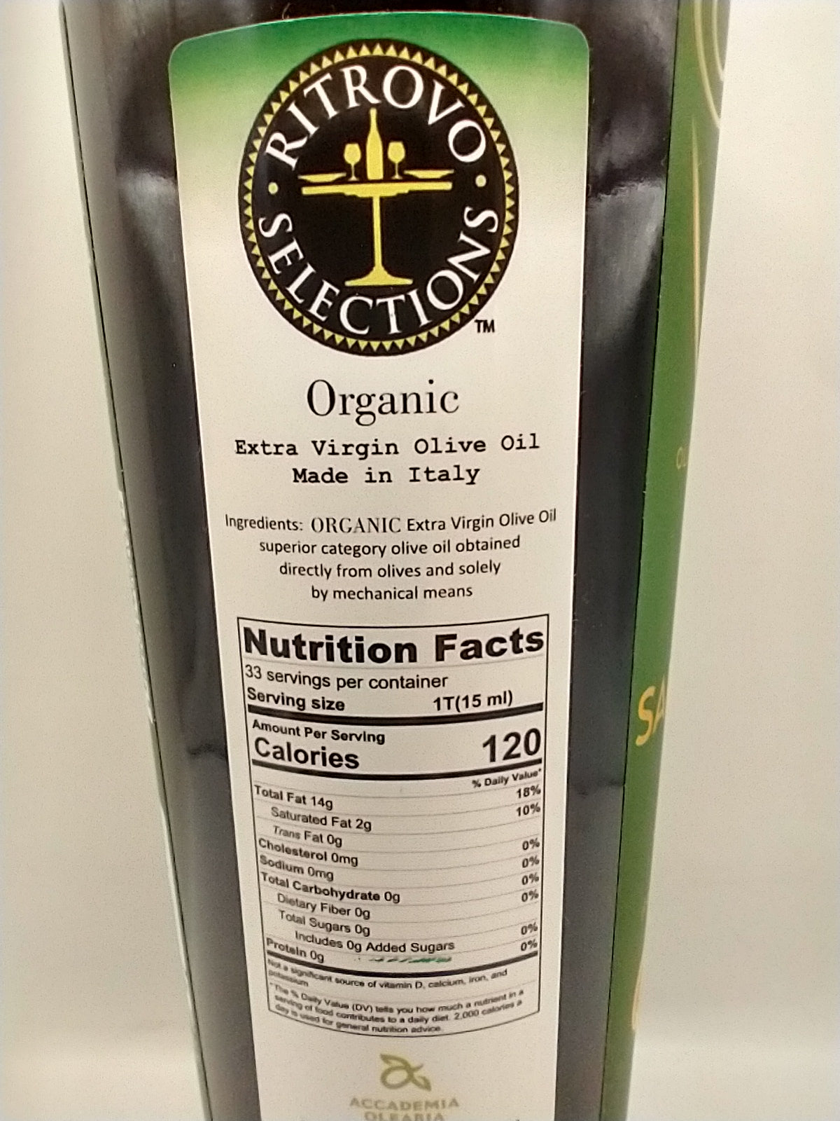Olio DOP Sardegna Extra Virgin Organic Olive Oil