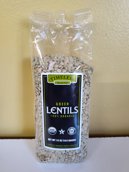 Timeless Green Lentils Organic
