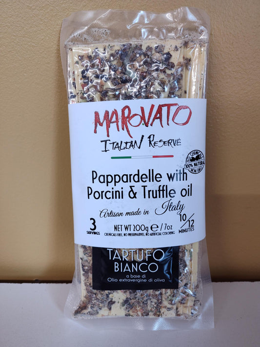 Marovato Pappardelle with Porcini and Truffle Oil