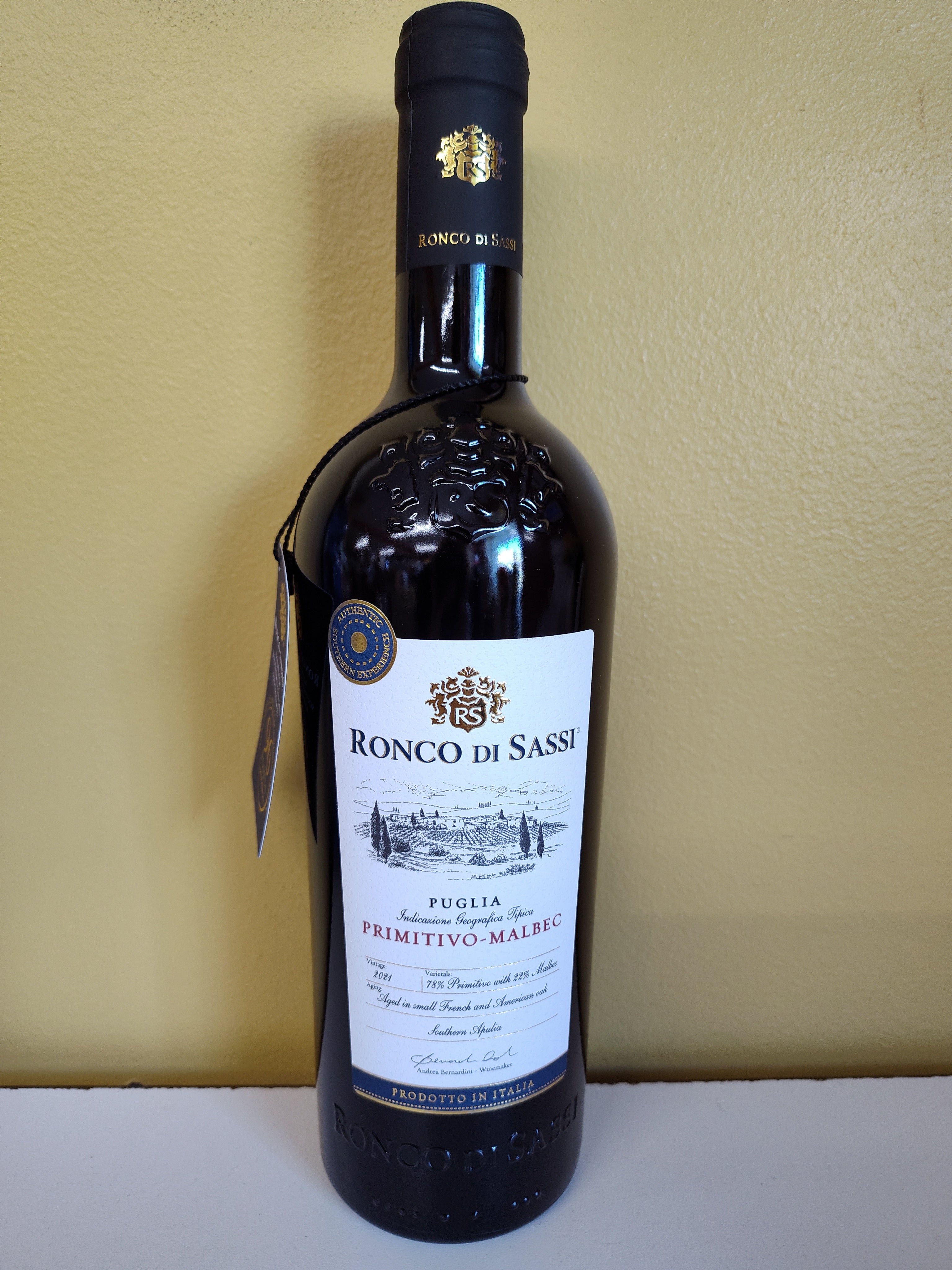 Ronco di Sassi Primitivo/Malbec Blend
