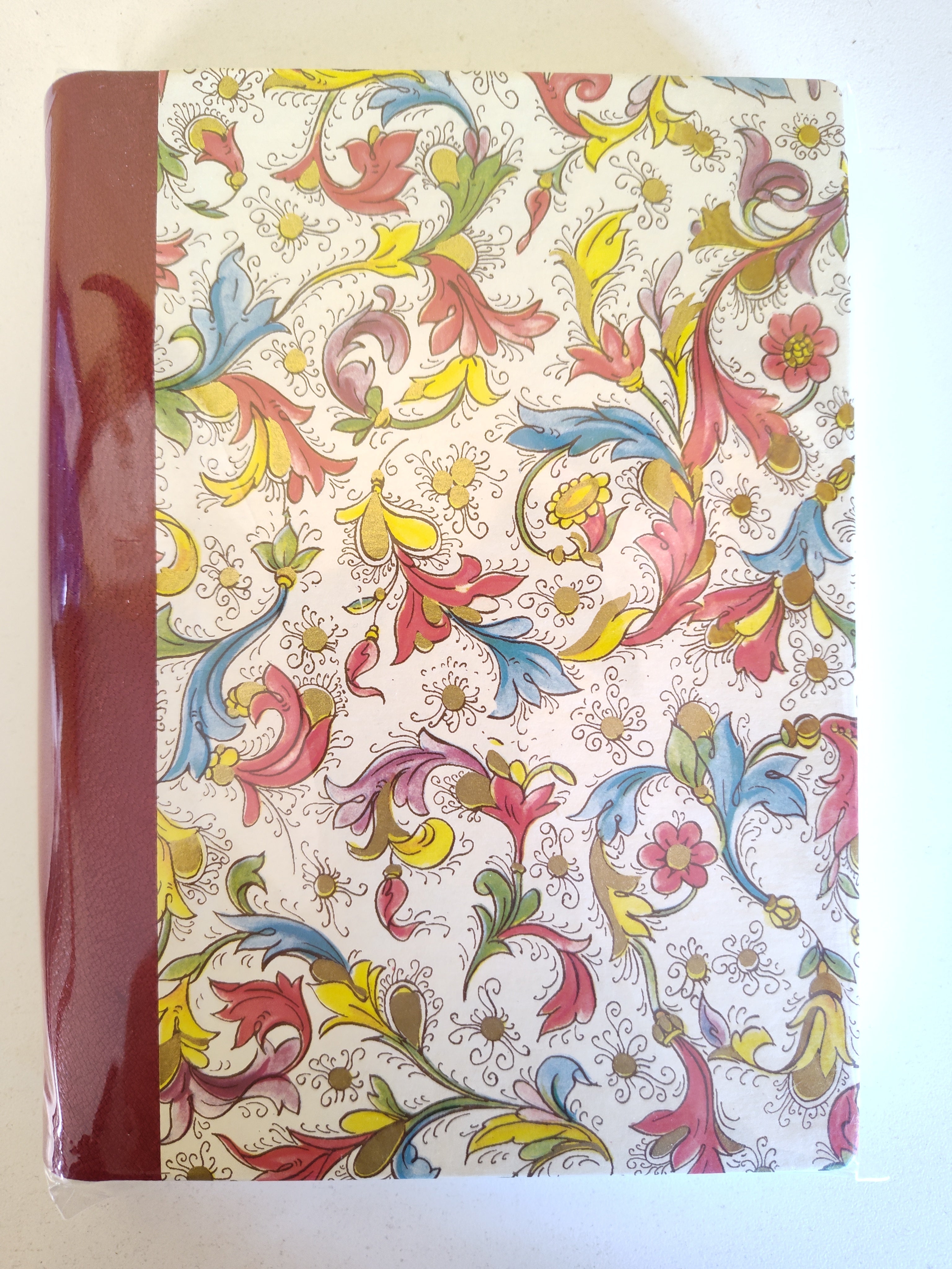 Florentia Notebook with leather spine