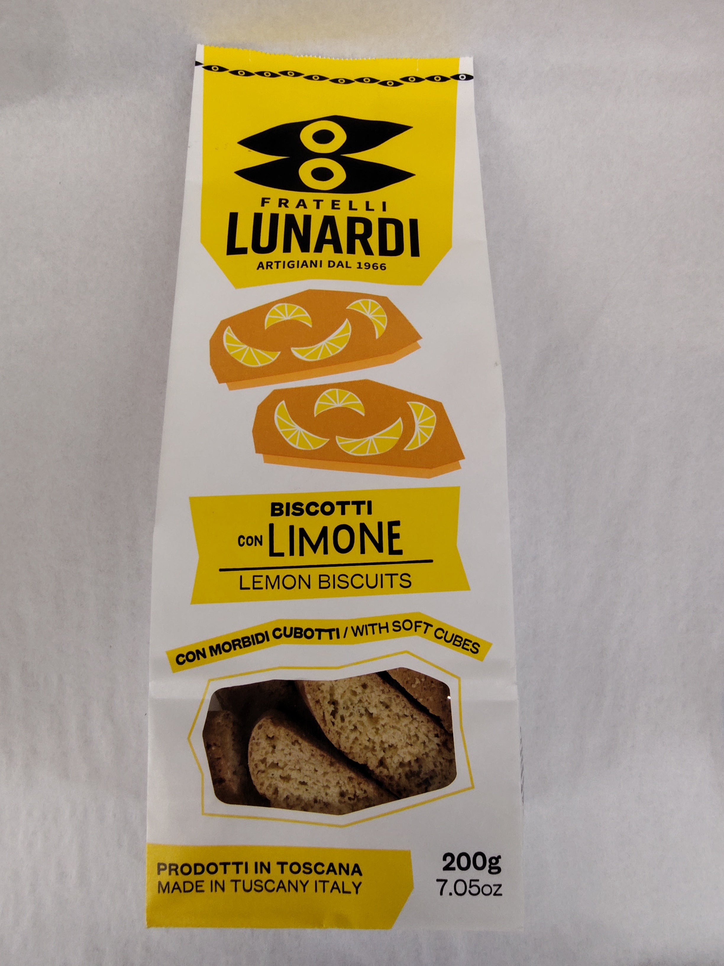 Fratelli Lunardi Biscotti with Lemon