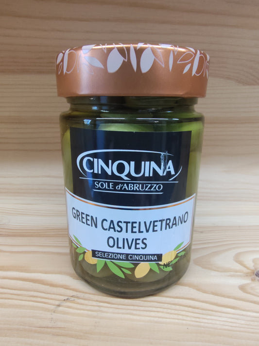 Cinquina Castelvetrano Whole Green Olives (IGF)