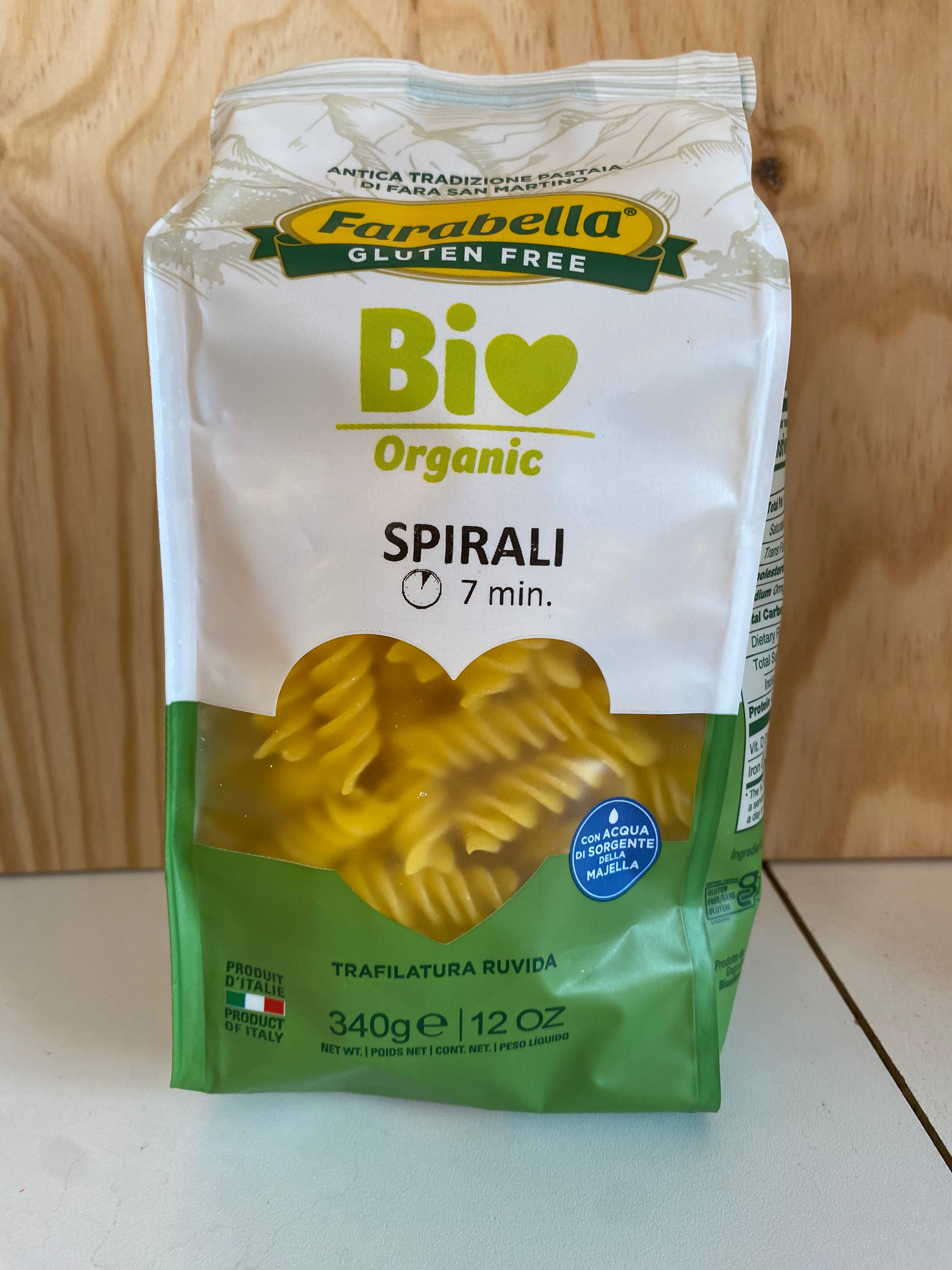 Farabella Gluten Free Organic Spirali
