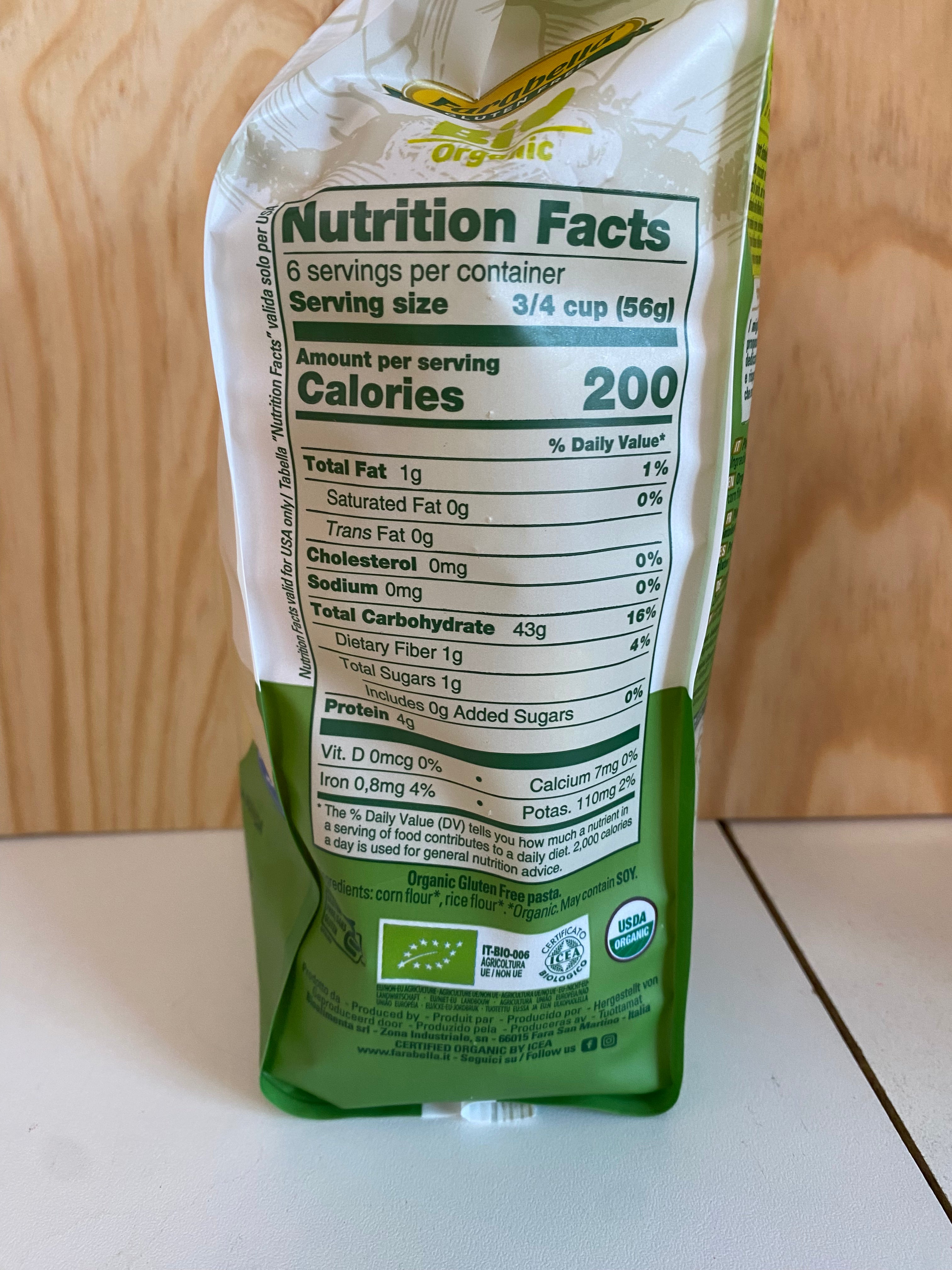 Farabella Gluten Free Organic Spirali