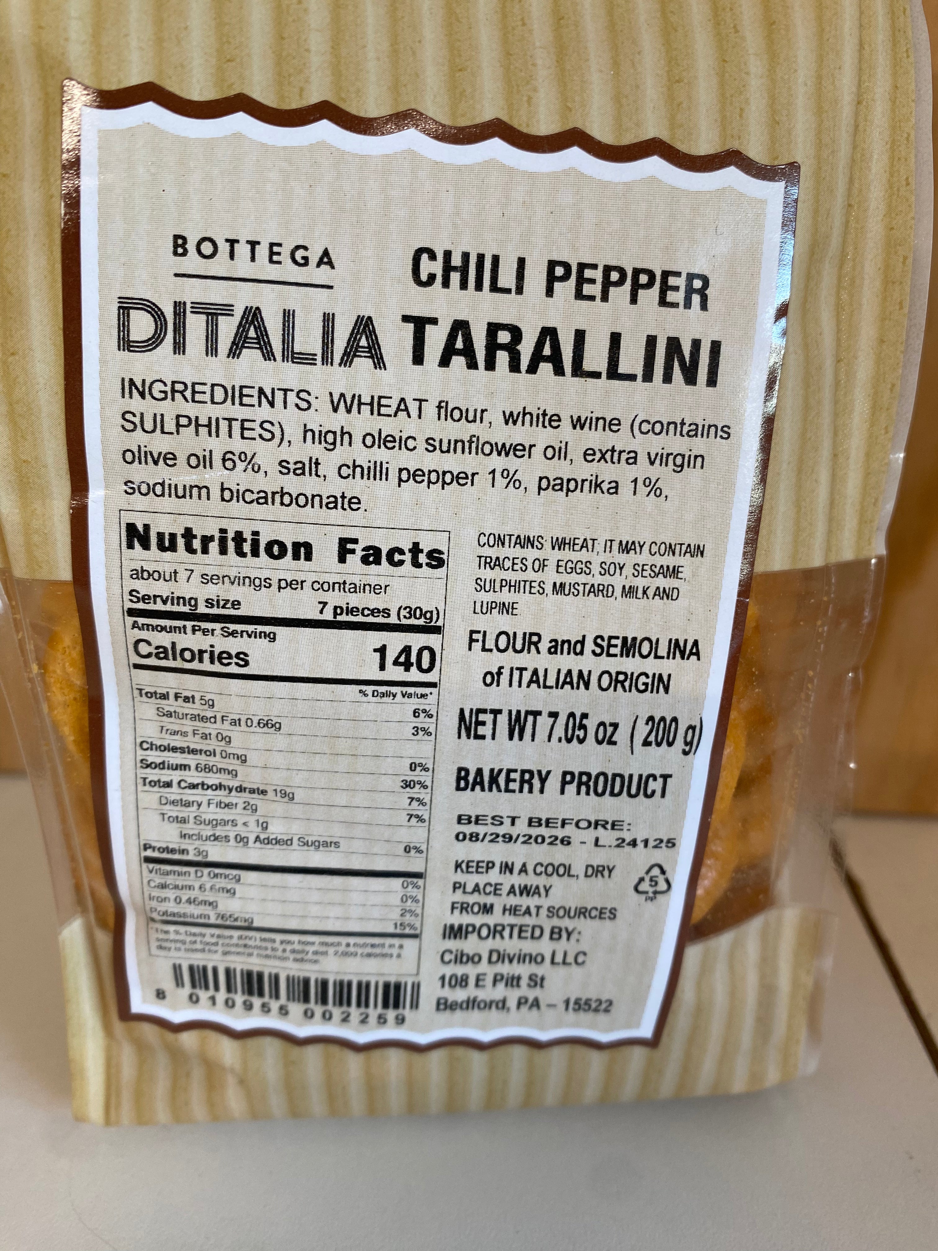 Tarallini Chili Pepper Marella