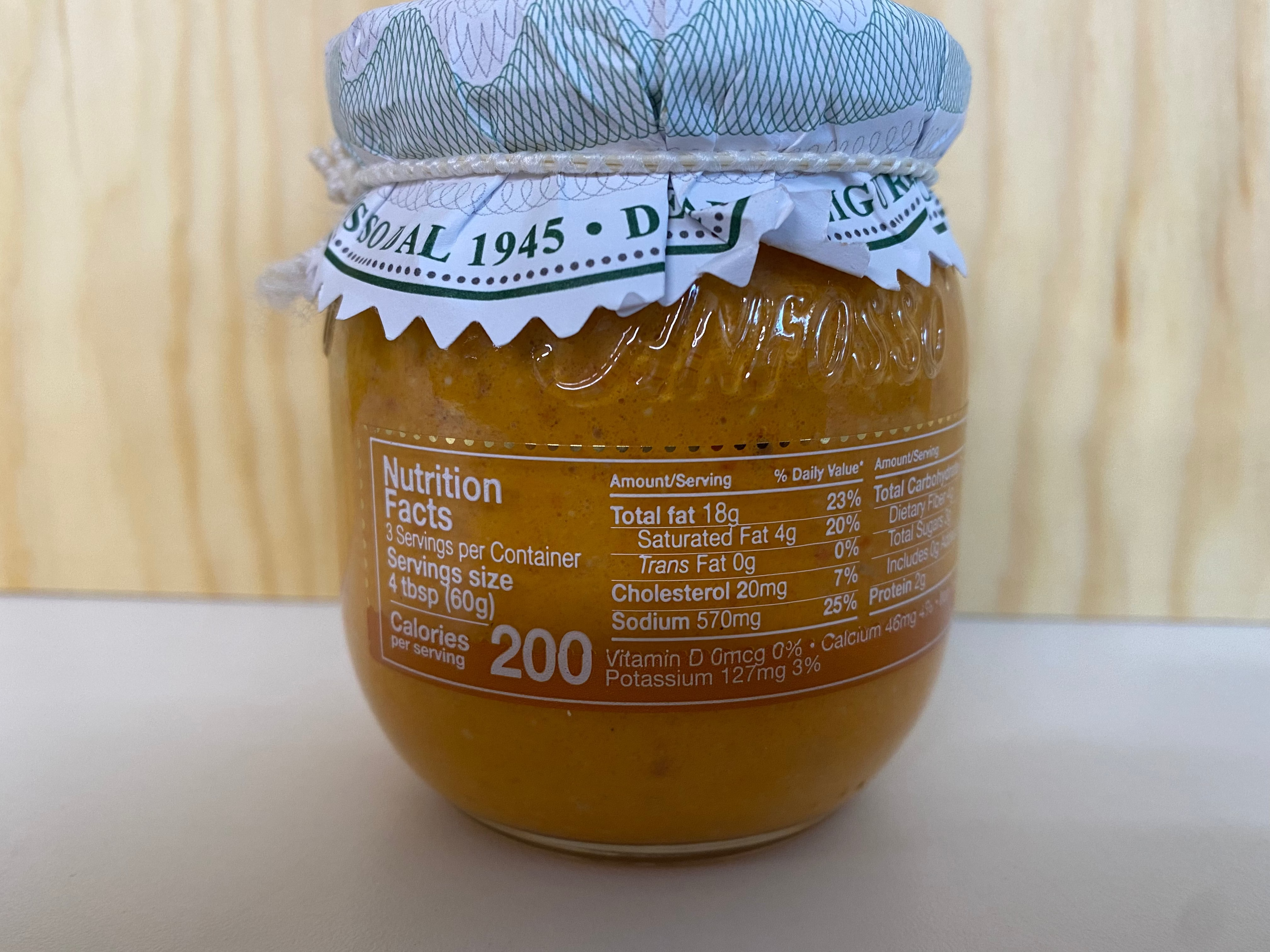 Anfosso Red Peppers Pesto 180 gr