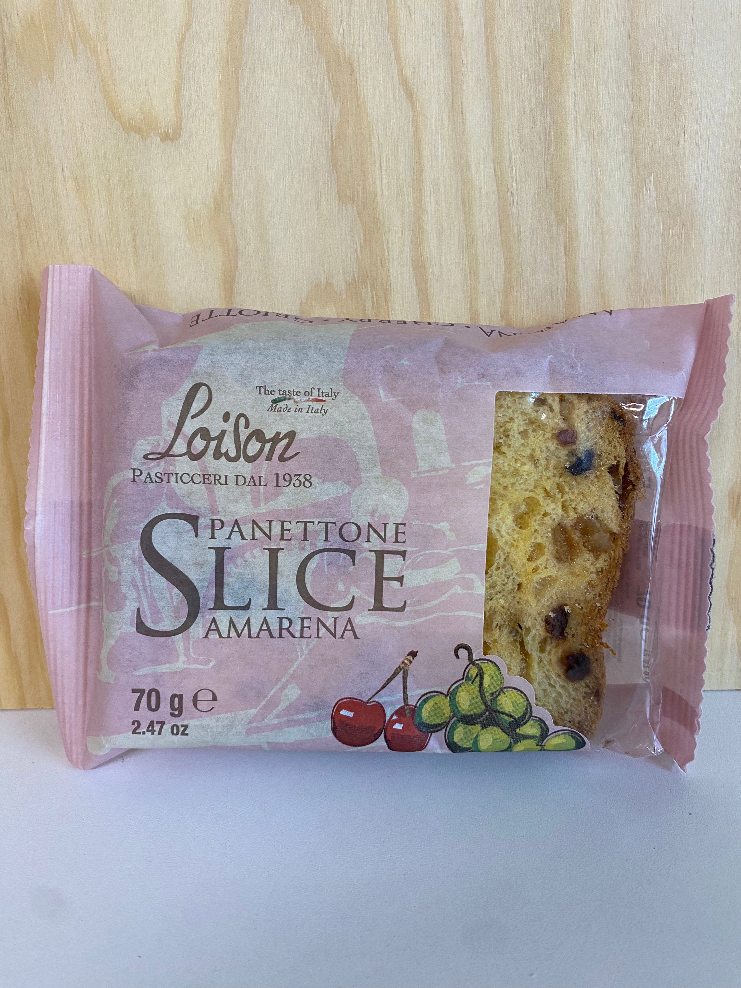 Loison Panettone Single Slice Cherries