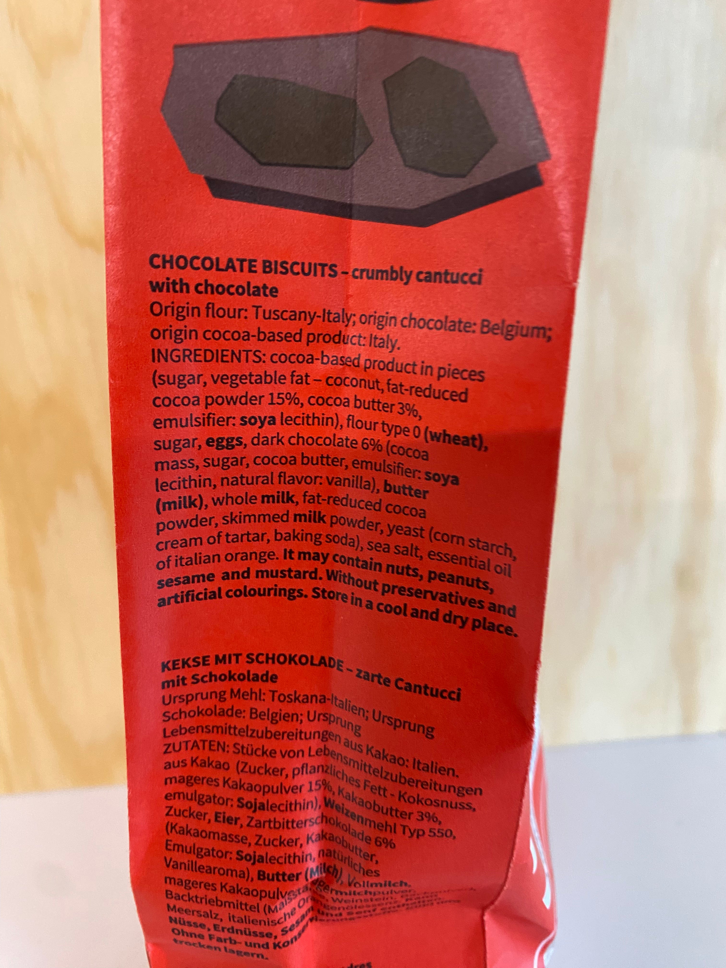Fratelli Lunardi Biscotti with Chocolate