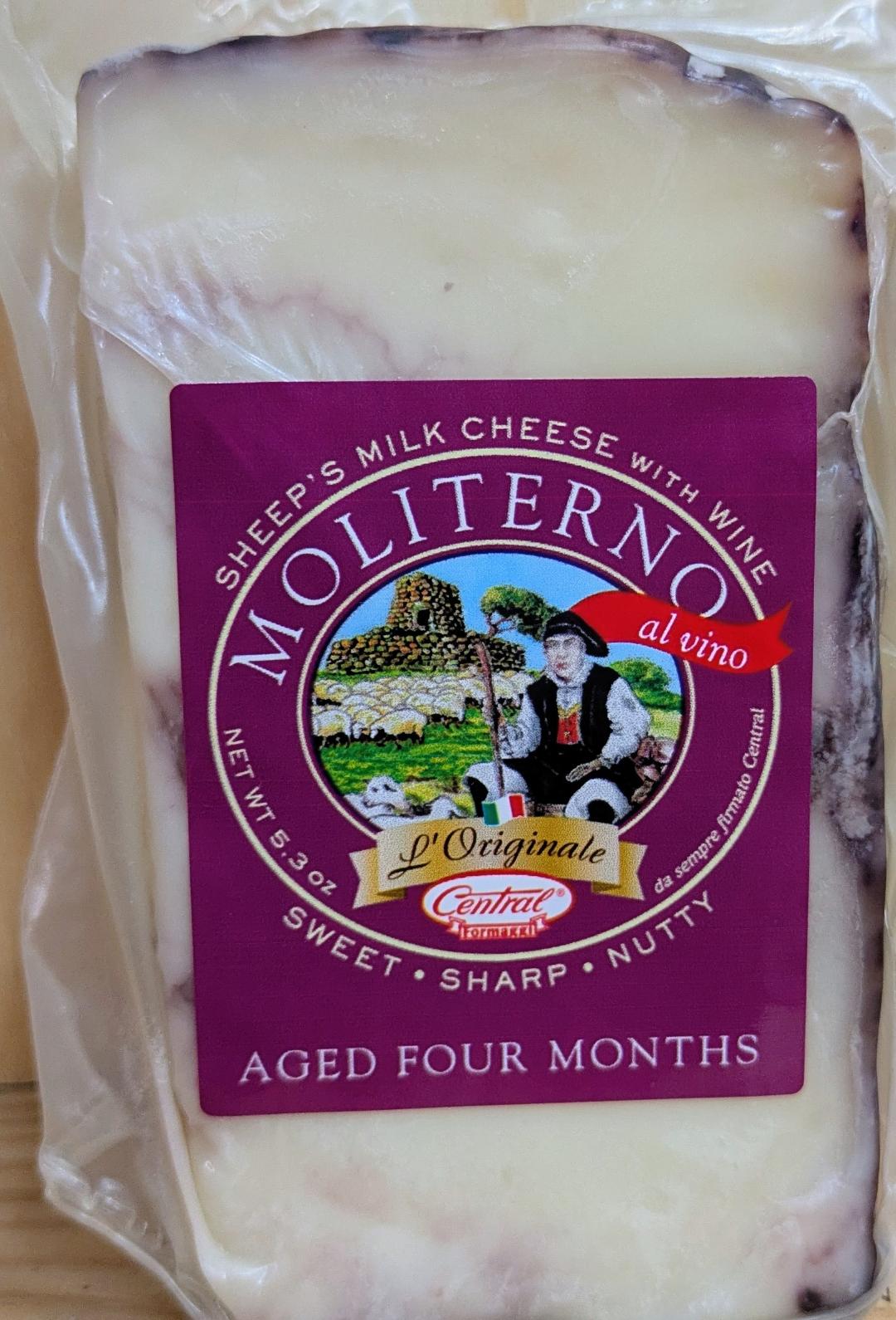 Moliterno Sheep's Milk Cheese with Wine