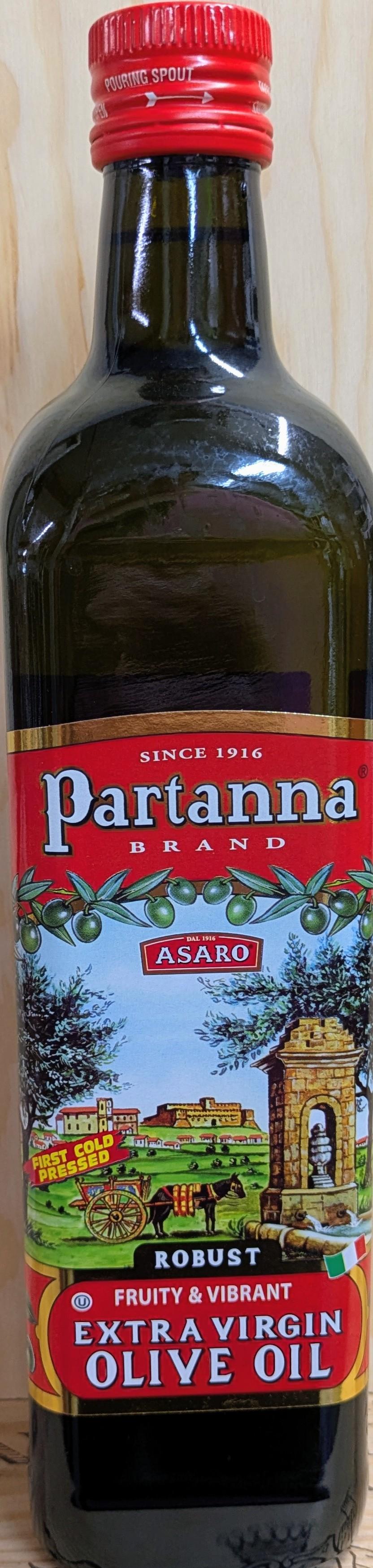 Partanna Everyday Extra Virgin Olive Oil 750 ml