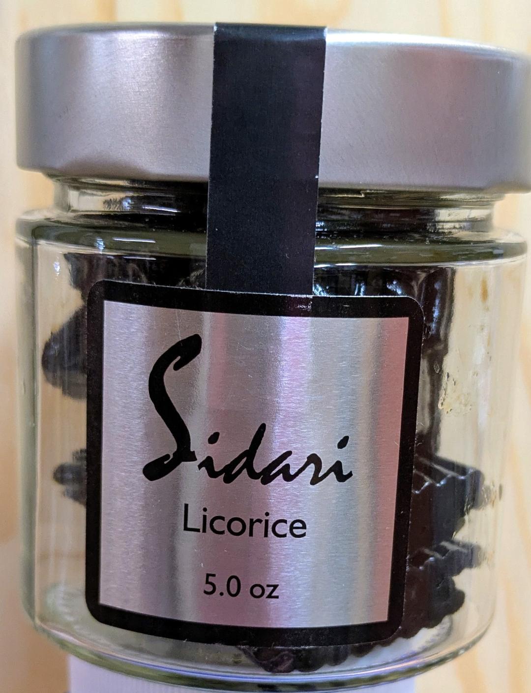 Sidari Licorice Candy in Jar