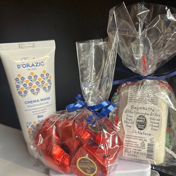 Soap, Lotion & Chocolates Gift Bag