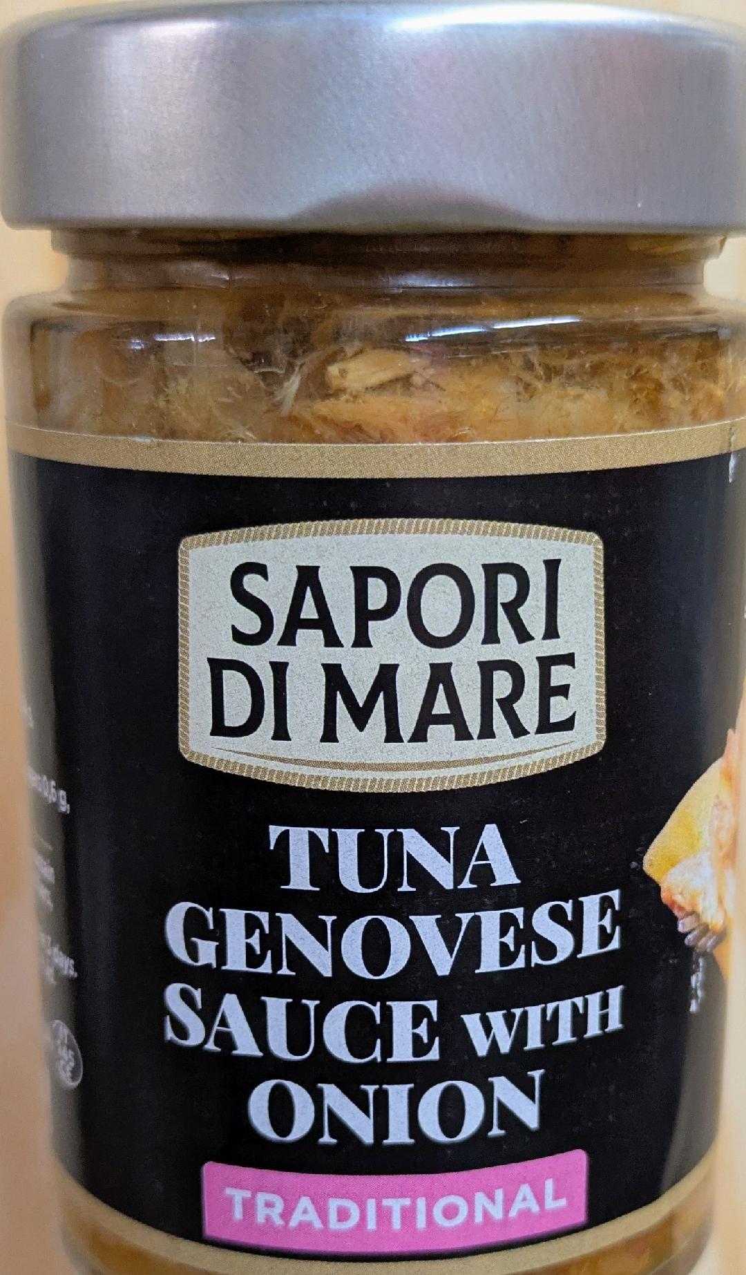 tuna genovese sauce with onion