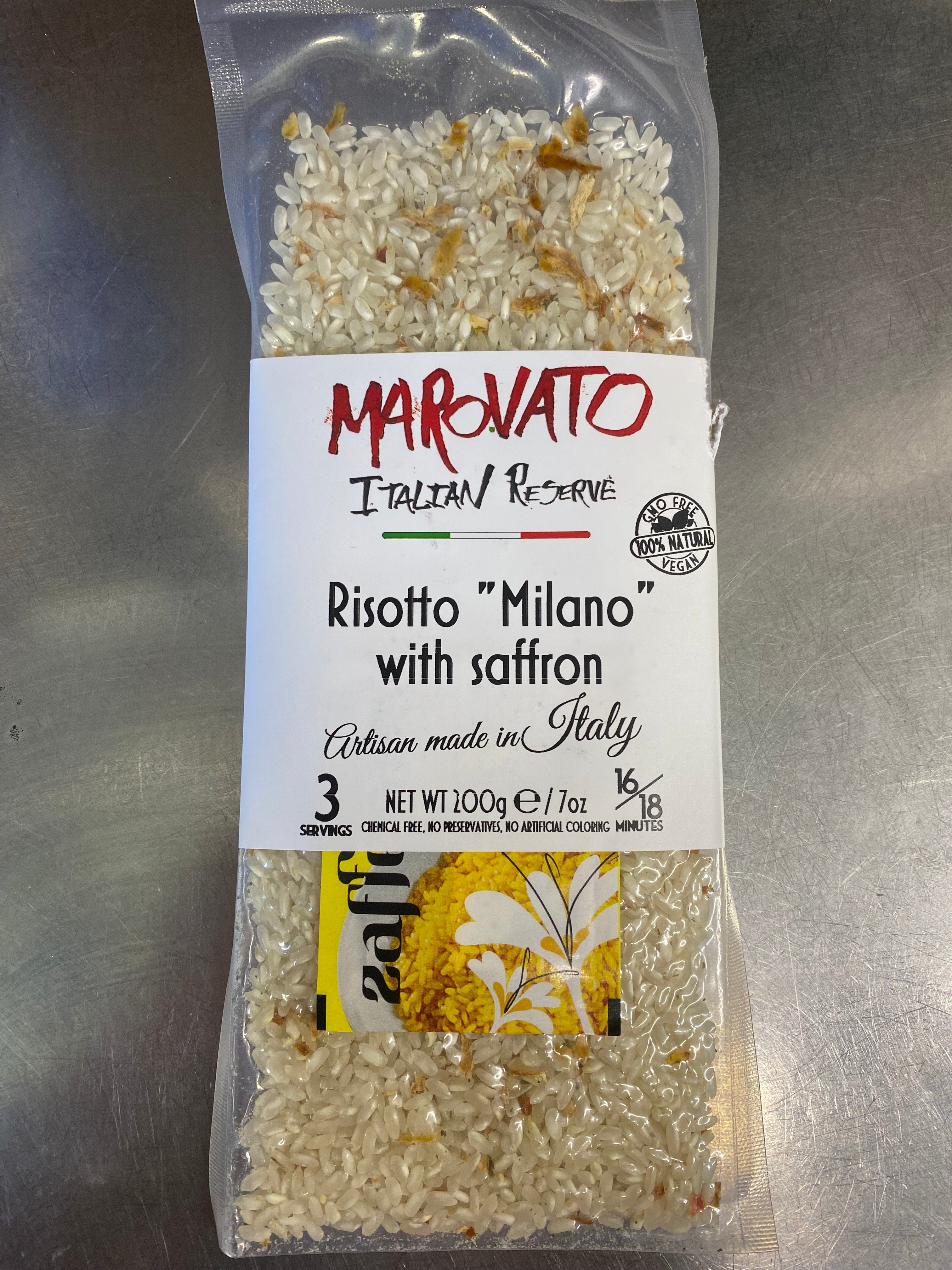 Marovato Risotto with Saffron