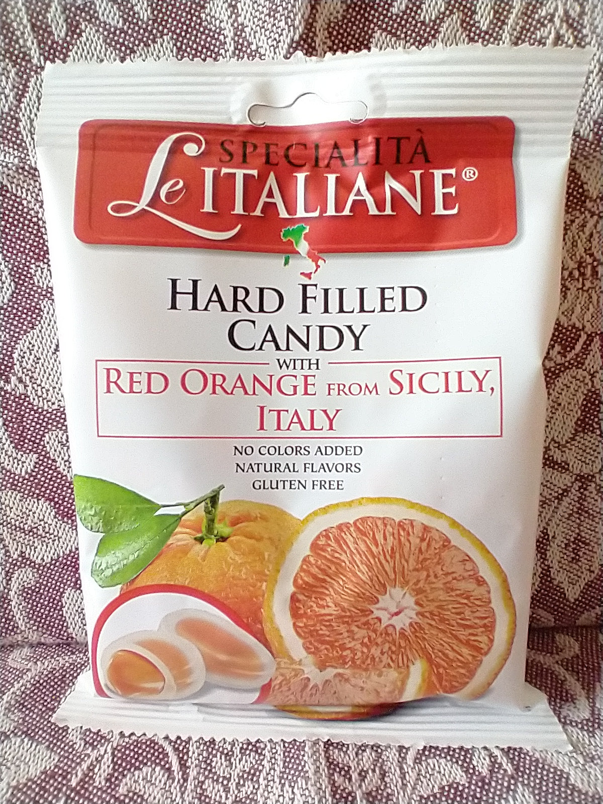 Hard Filled Candy Red Orange