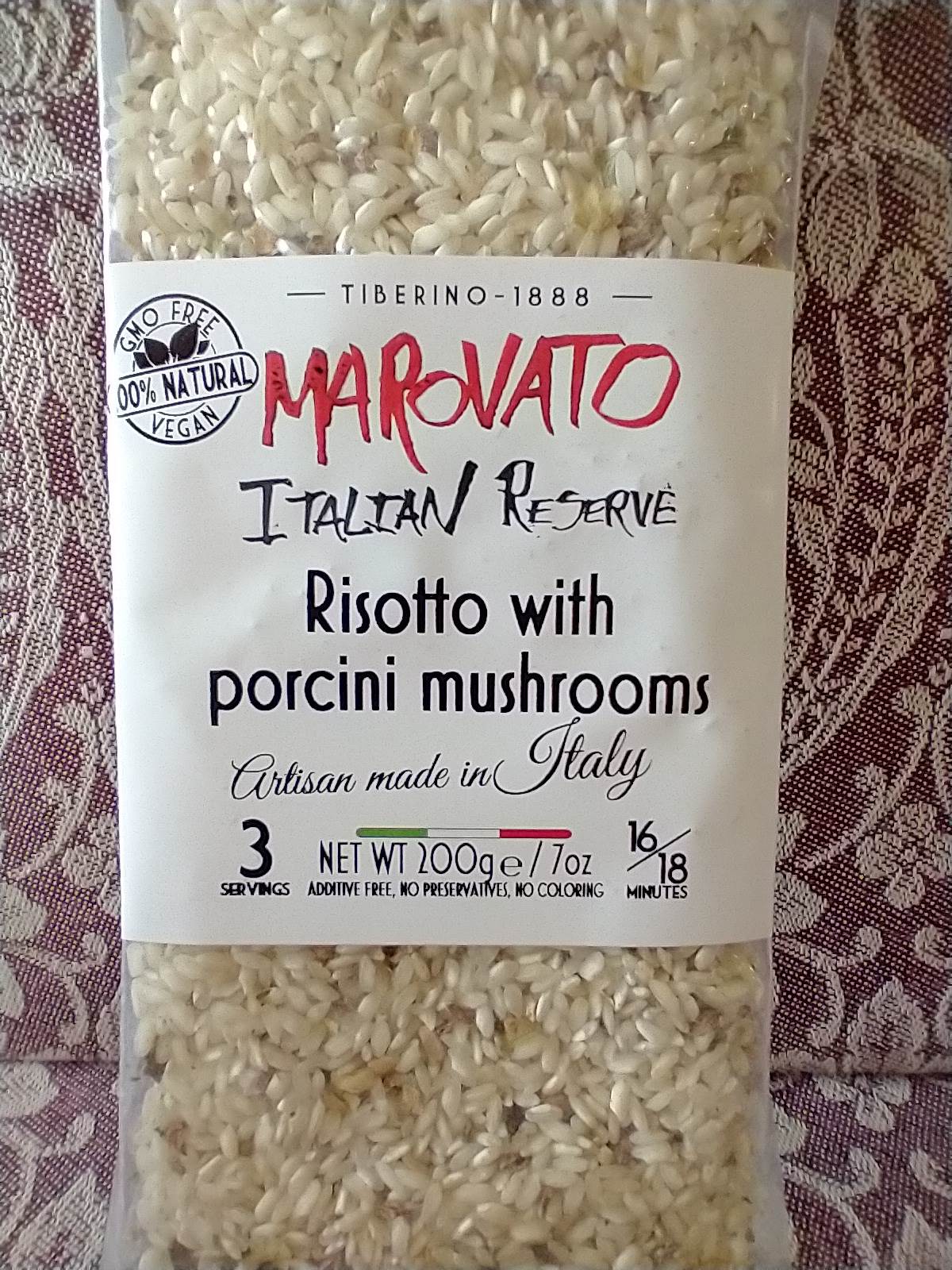 Marovato Risotto with Porcini Mushrooms