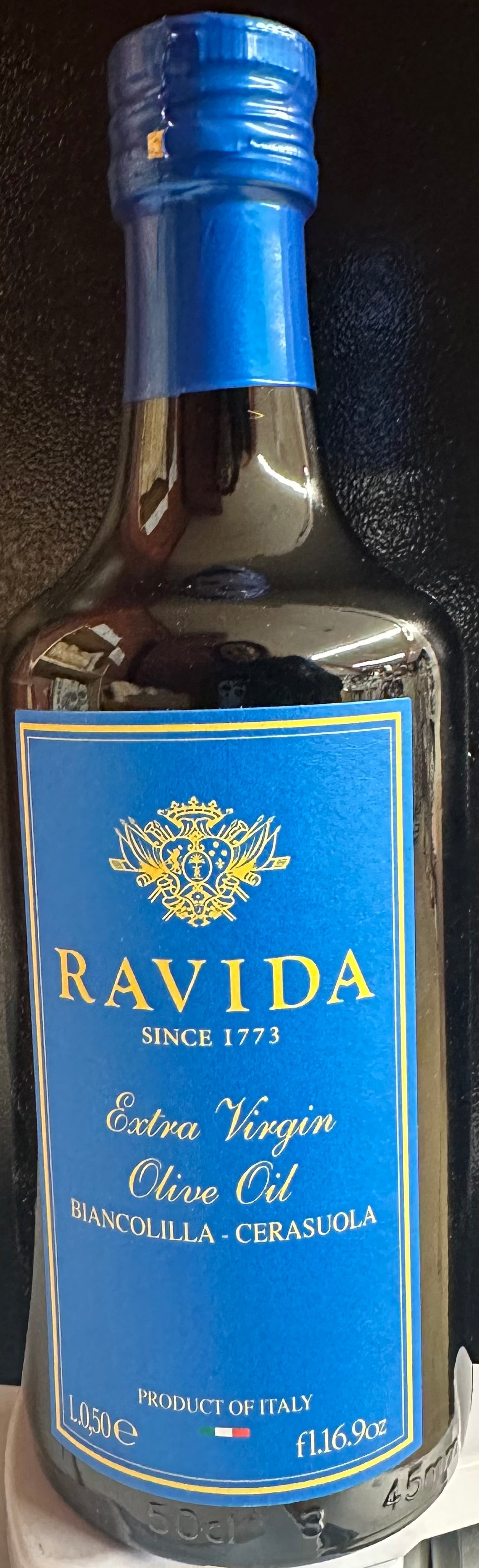 Ravida Extra Virgin Olive Oil Blue Label Sicily