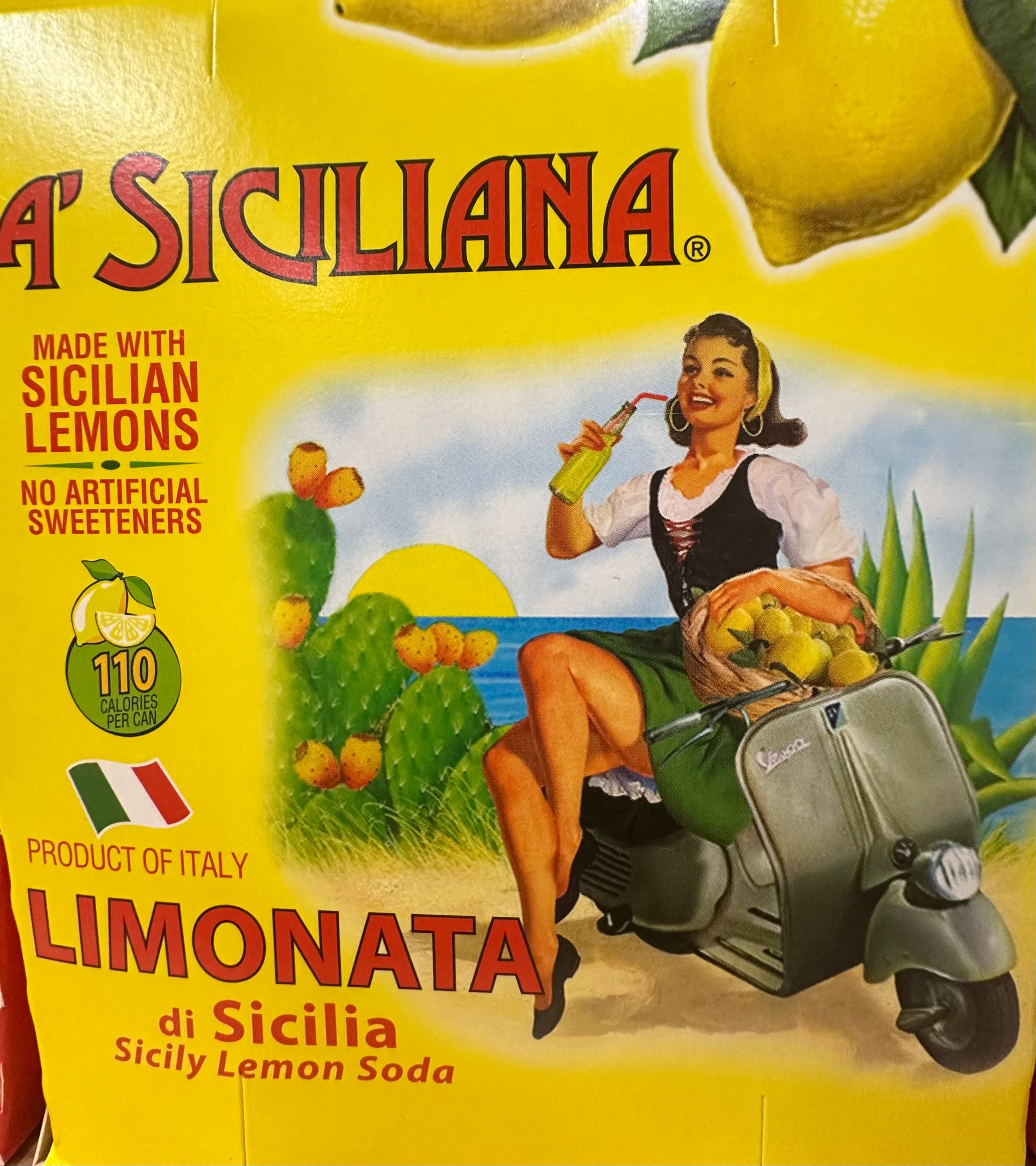 Siciliana Limonata Soda 4 Pack