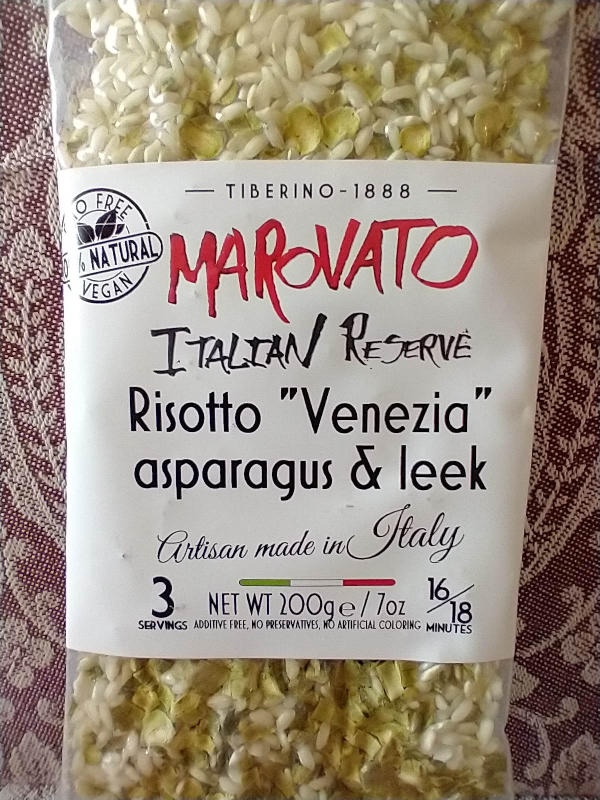 Marovato Risotto with Asparagus
