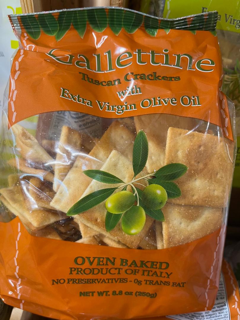 Gallettine Sea Salt Olive Oil Crackers