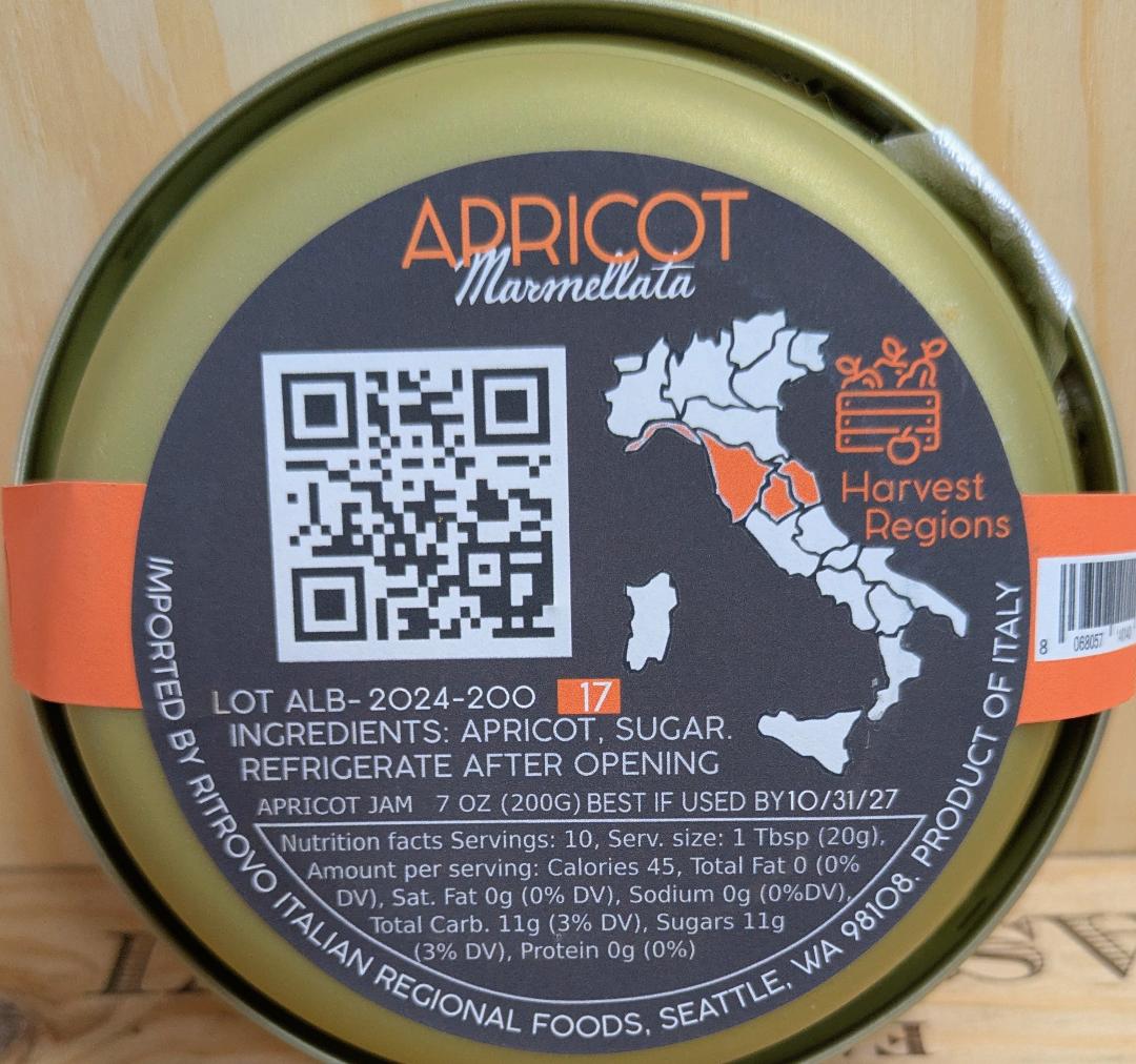Pure Stagioni Apricot Jam