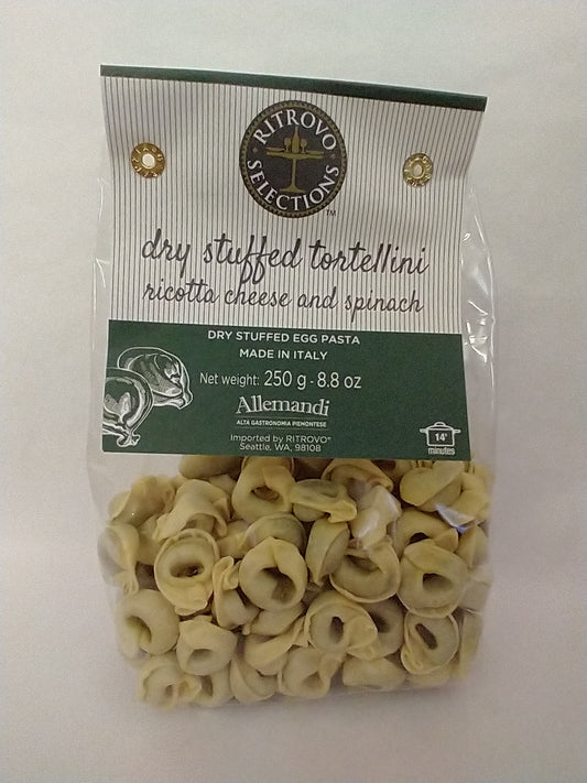 Allemandi Dry Stuffed Ricotta Cheese and Spinach Tortellini