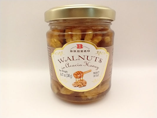 Brezzo Walnuts in Acacia Honey