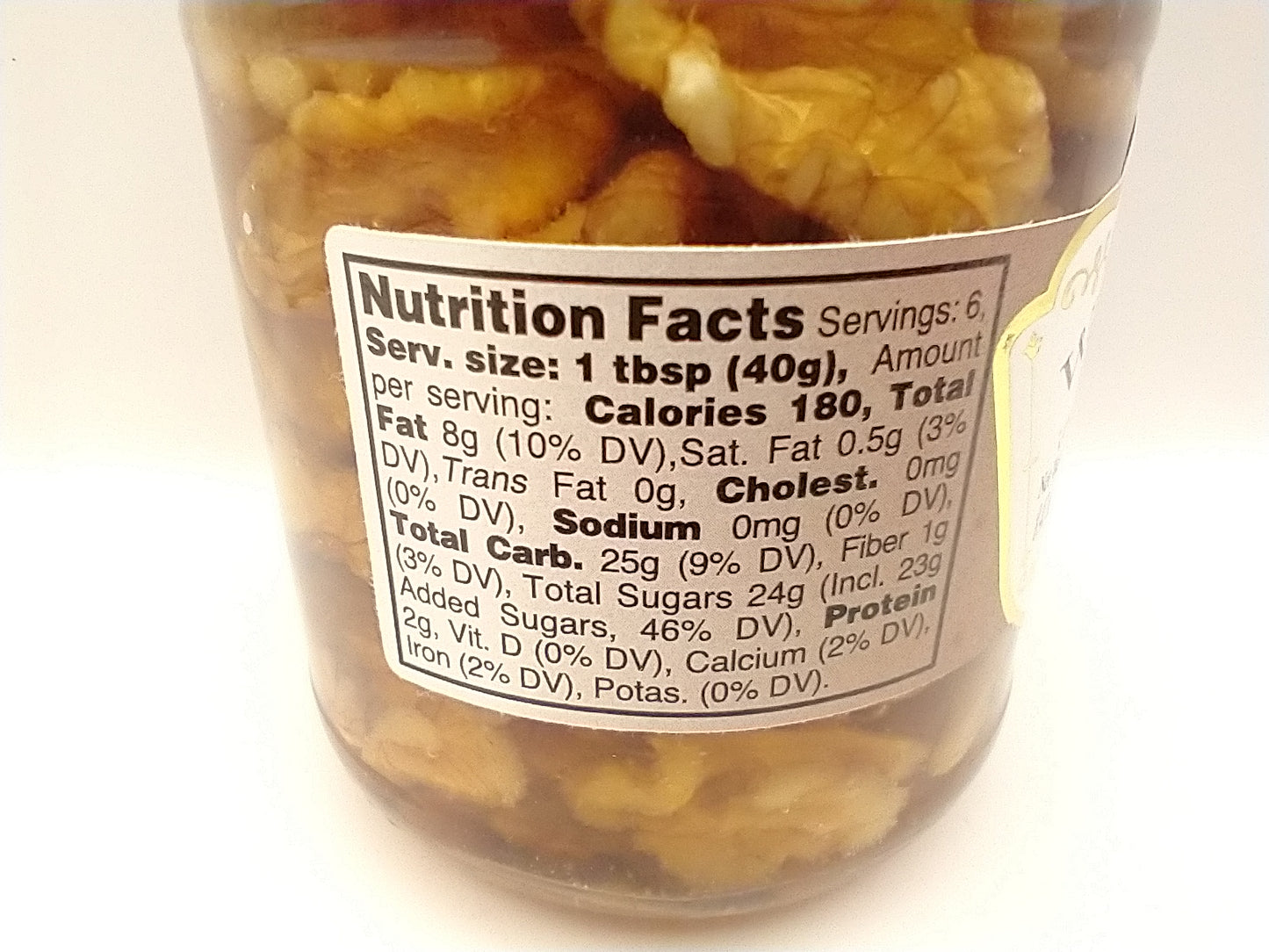 Brezzo Walnuts in Acacia Honey