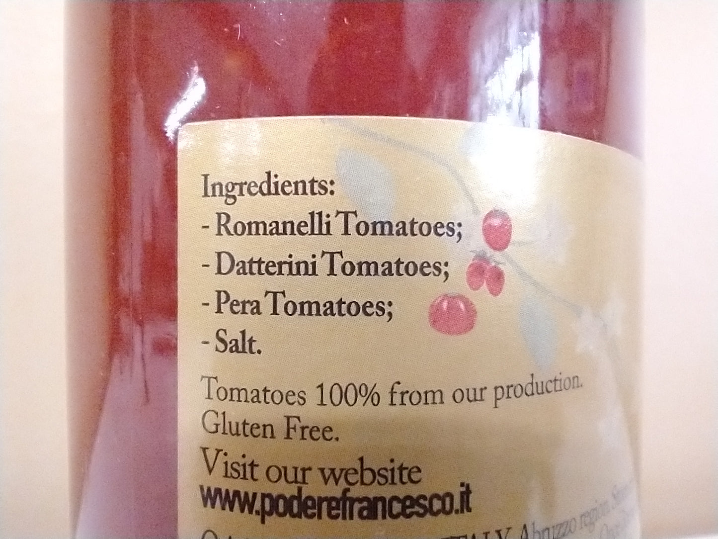 Tomato Passata Pomodoro